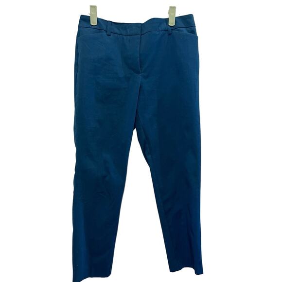 Worthington Women’s Slim Fit Ankle 
Pants Flat Front Pockets Blue Size 4 EUC - Picture 1 of 7